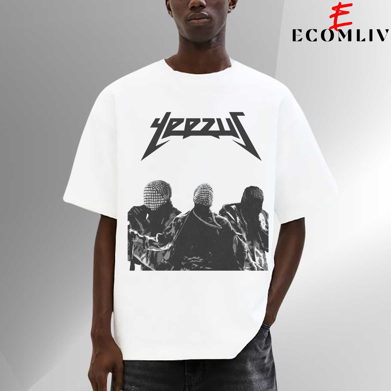 Kanye West Yeezus T Shirt, Unisex Album Graphic Tee, Hip Hop Streetwear Shirt